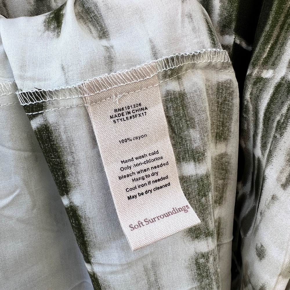 Soft Surroundings Alejandra Tie Dye‎ Maxi Dress 2x - Picture 10 of 10